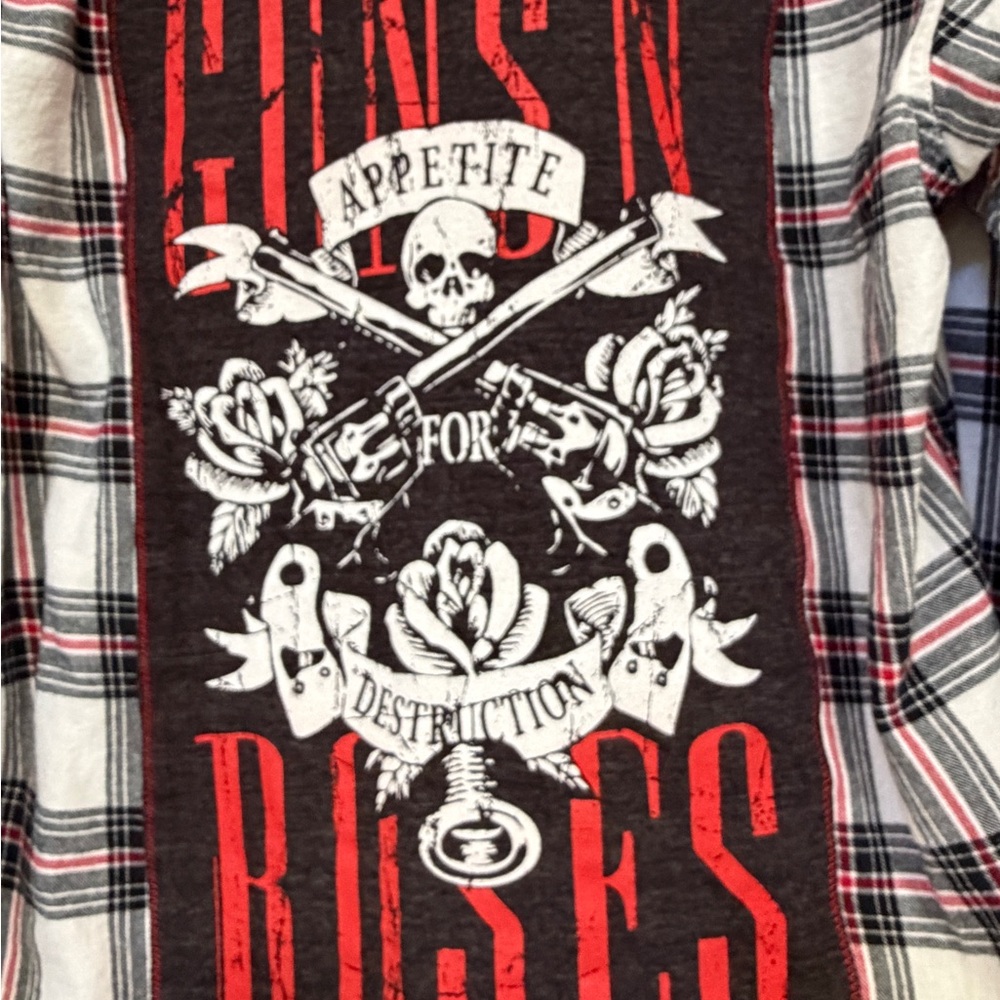 GUNS N’ ROSES Concert Flannel - Picture 2 of 5